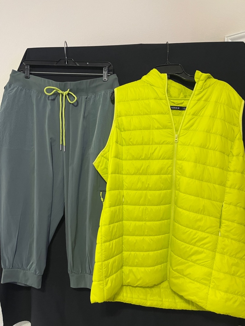 Joggers and Puffer Vest
